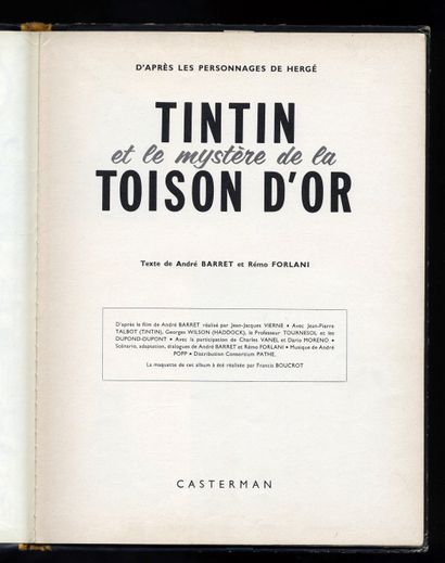 null HERGÉ. Les Aventures de Tintin. Les 7 Boules de cristal. Casterman, 1956. Édition...