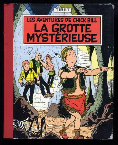 null TIBET. Chick Bill. La Grotte mystérieuse. Dargaud, 1958. Édition originale française....