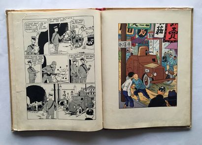 null HERGÉ. Les Aventures de Tintin reporter en Extrème-Orient, Le Lotus bleu. Edition...