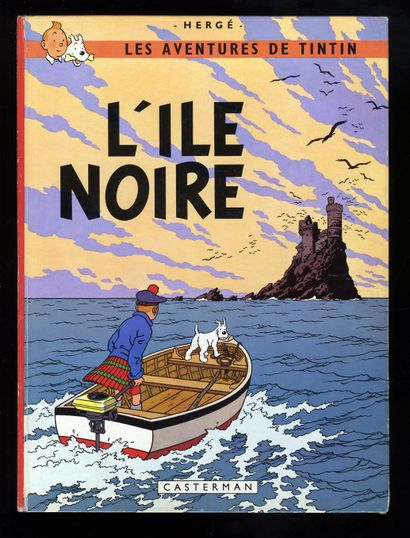 null HERGÉ. The Adventures of Tintin. The Black Island. Casterman, 2nd quarter 1966....