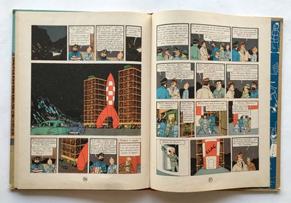 null HERGÉ. The Adventures of Tintin. Objectif lune. Casterman, 1953. First edition,...