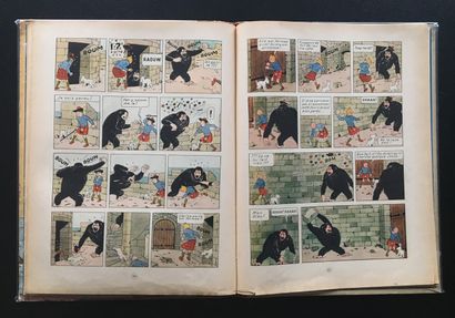 null HERGÉ. Les Aventures de Tintin, L'Île noire. Casterman, Tournai, Paris [1943]....