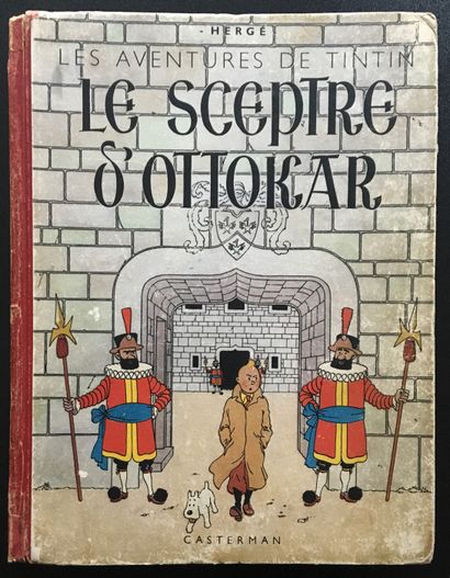 null HERGÉ. The Adventures of Tintin. The Sceptre of Ottokar. Casterman, 1942. 20th...