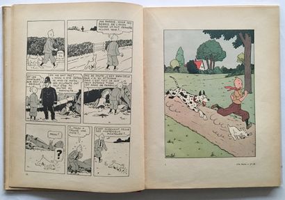 null HERGÉ. Les Aventures de Tintin reporter, L'Île noire. Casterman, Tournai, Paris,...