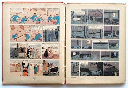 null HERGÉ. Les Aventures de Tintin. Le Lotus bleu. Casterman, 1946. Édition originale...