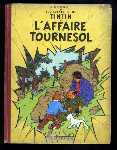 null HERGÉ. The Adventures of Tintin. L'affaire Tournesol. Casterman, 1956. First...