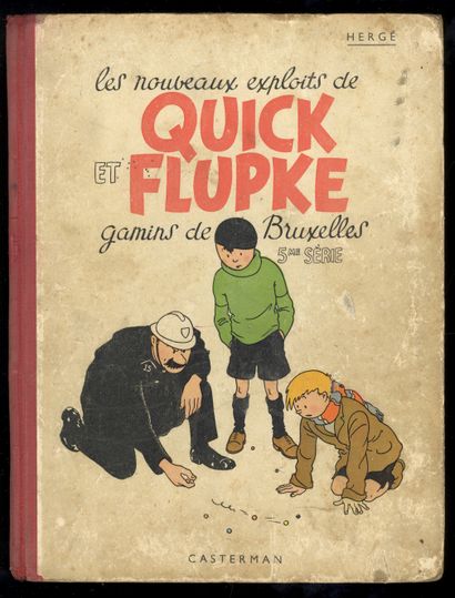 null HERGÉ. Les Nouveaux exploits de Quick et Flupke, gamins de Bruxelles, 5ème série....