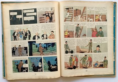 null HERGÉ. The Adventures of Tintin. Tintin in America. Casterman, 1946. First color...