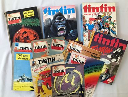null JOURNAL of TINTIN. 6 bindings; n°17 in duplicate, 21, 22, 42 and 53. Joint:...
