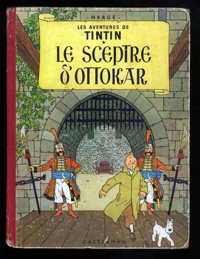 null HERGÉ. Les Aventures de Tintin. Le sceptre d'Ottokar. Casterman, 1955. Second...