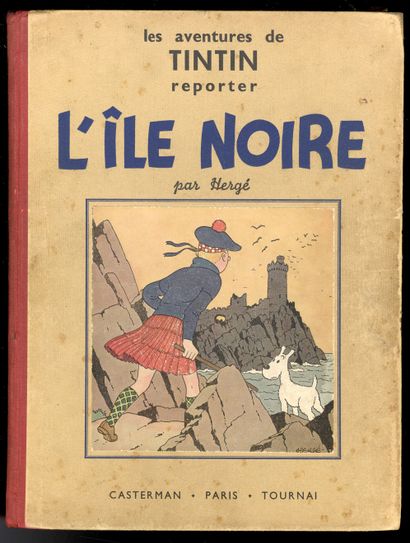 null HERGÉ. Les Aventures de Tintin reporter, L'Île noire. Casterman, Tournai, Paris,1938....