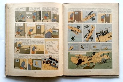 null HERGÉ. Les Aventures de Tintin, L'Île noire. Casterman, Tournai, Paris [1944]....