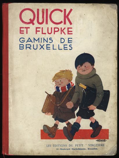 null HERGÉ. Quick et Flupke, gamins de Bruxelles. Éditions du petit "vingtième",...