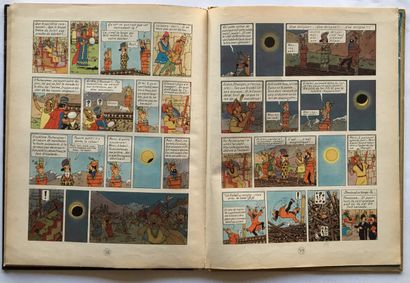 null HERGÉ. Les Aventures de Tintin. Le Temple du soleil. Casterman, 1949. Édition...