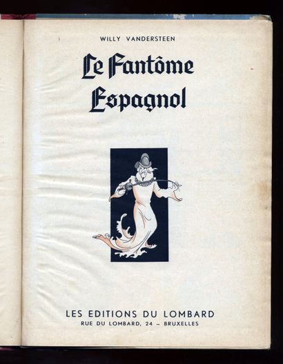null Willy VANDERSTEEN. Les Aventures de Bob et Bobette. Le Fantôme espagnol. Éditions...