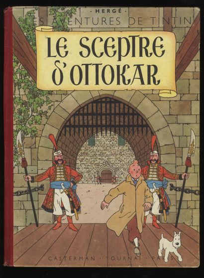 null HERGÉ. Les Aventures de Tintin. Le Sceptre d'Ottokar. Casterman, 1947. Édition...