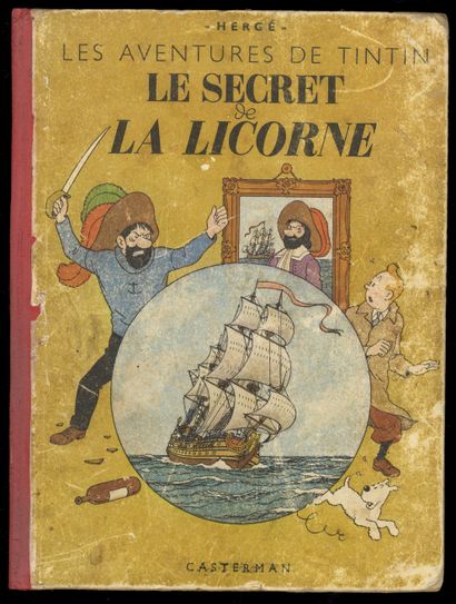 null HERGÉ. The Adventures of Tintin. The Secret of the Unicorn. Casterman, 1943....