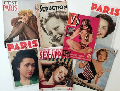 null PARIS-MAGAZINE et divers. 39 revues 1930-1950.