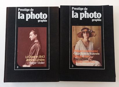 null LOT OF 9 VOLUMES. Prestige of photography. N°1, 2, 3, 4, 5, 6, 7, 8, 10. Quarterly...