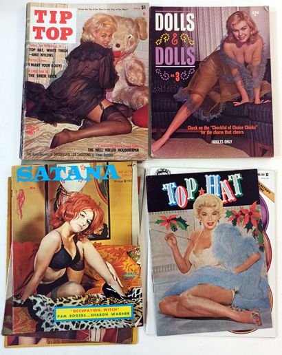 null 15 REVUES ET MAGAZINES dont Bra Busters, Dolls and dolls, Top Hat, Satana, Slip...