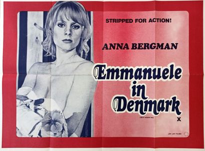 null CINÉMA PORNOGRAPHIQUE CLASSÉ X ANNÉES 70. 3 affiches. Emmanuelle in Denmark....