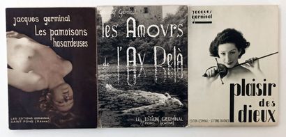 null LOT DE 3 VOLUMES. Jacques GERMINAL. Les Pamoisons hasardeuses. Les éditons Germinal...