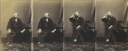 null Adolphe Eugène DISDÉRI (1810-1890). Gustave Olivier Lannes et ses enfants, vers...