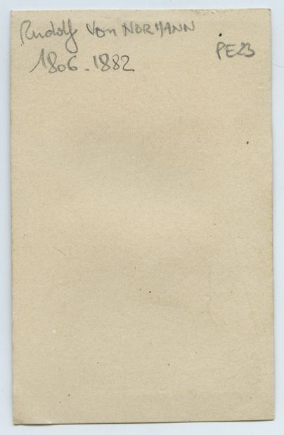  Rudolf von NOEMANN (1806-1882), peintre allemand. Épreuve d'époque sur papier albuminé,...