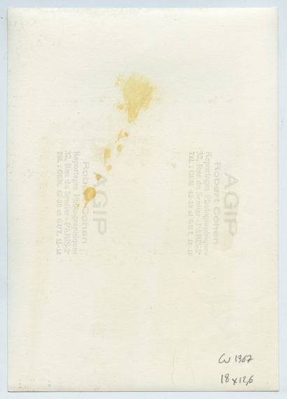 null Pierre MAC ORLAN (1882-1970), writer. Vintage silver print, 18 x 12.6 cm. Agency...
