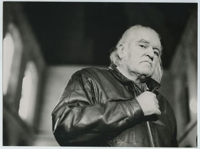 null Mario MERZ (1925-2003), artiste contemporain italien. Portrait, vers 1989. Épreuve...