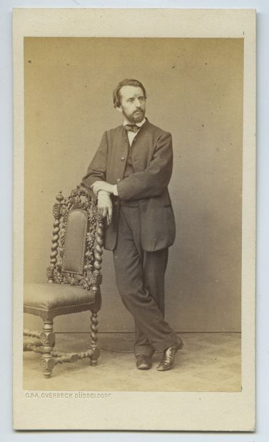 null 
Franz ITTENBACH (1813-1879), peintre religieux allemand. Épreuve d'époque sur...