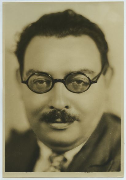 null Maurice PRIVAT (1889-1949), writer and journalist. Vintage silver print, 22,5...