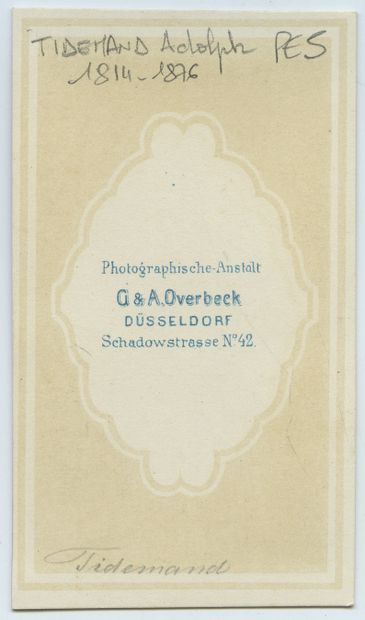 null 
Adolph TIDEMAND (1814-1876), Norwegian painter. Vintage print on albumen paper,...