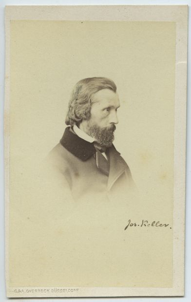null 
Joseph von KELLER (1811-1873), Prussian engraver. Vintage print on albumen...