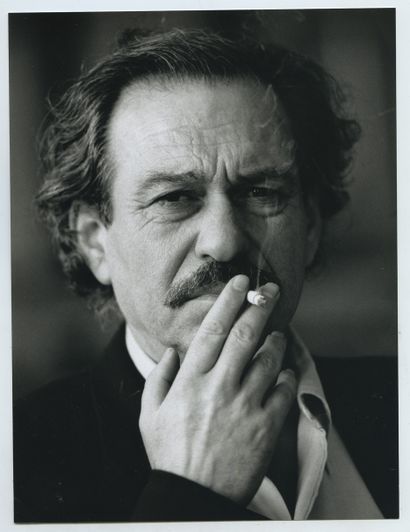 null Jannis KOUNELLIS (1936-2017), Italian artist and sculptor. Portrait by Paul...