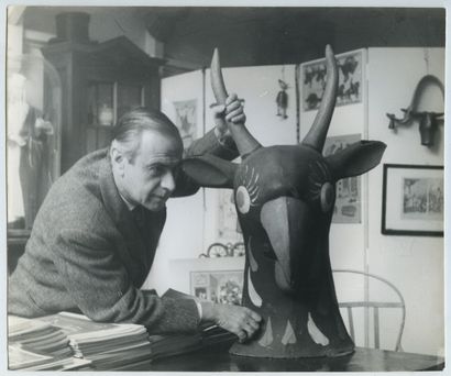 null Jean-Denis MALCLÉS (1912-2002), peintre, affichiste et décorateur. Épreuve argentique...