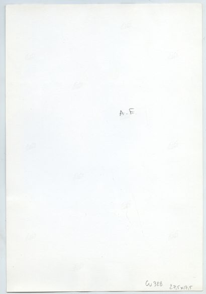 null Florent MARGARITIS (1910-1977), painter. Vintage silver print, 27,5 x 17,5 ...