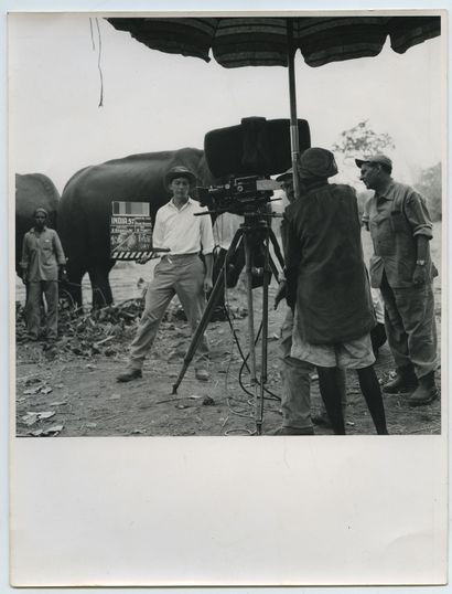 null Roberto ROSSELLINI (1906-1977), Italian director. Vintage silver print, 20.5...