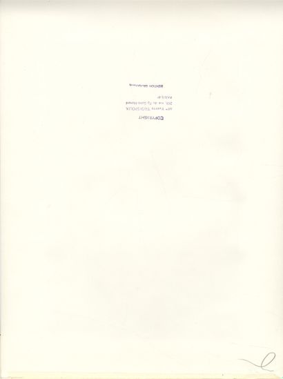 null Jean-François BAURET (1932-2014). Vintage silver print, 30 x 20 cm. Titled and...