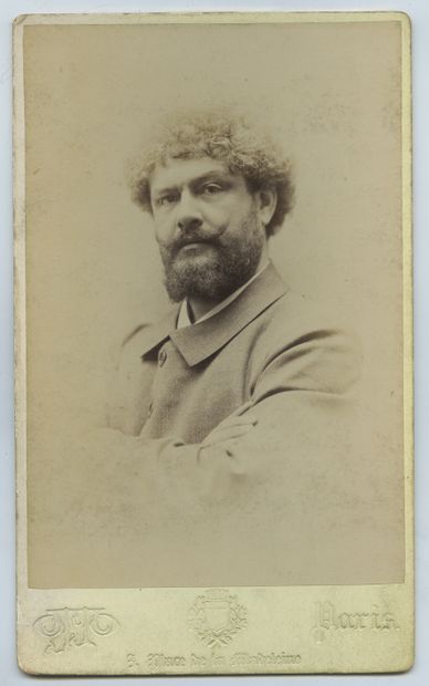 null Jean RICHEPIN (1849-1926) poète, romancier et auteur dramatique. Épreuve argentique...