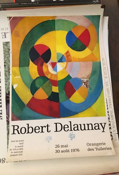 null Robert DELAUNAY (1885-1941). Poster of the exhibition Orangerie des Tuileries,...