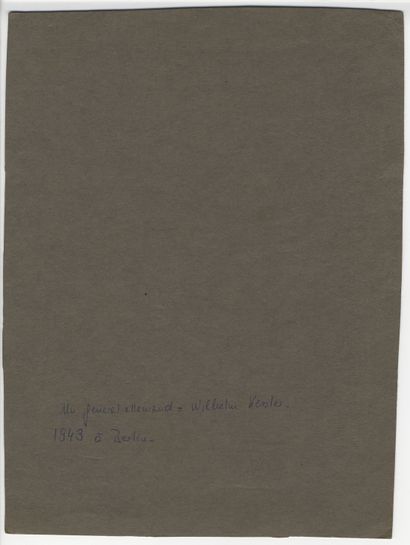 null Wilhelm KESSLER, German General. Vintage silver print, 23.5 x 18 cm. Signed...