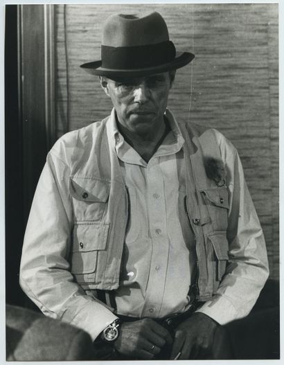 null Josef BEUYS (1921-1986), artist. Vintage silver print, 21.5 x 16.5 cm. Agency...