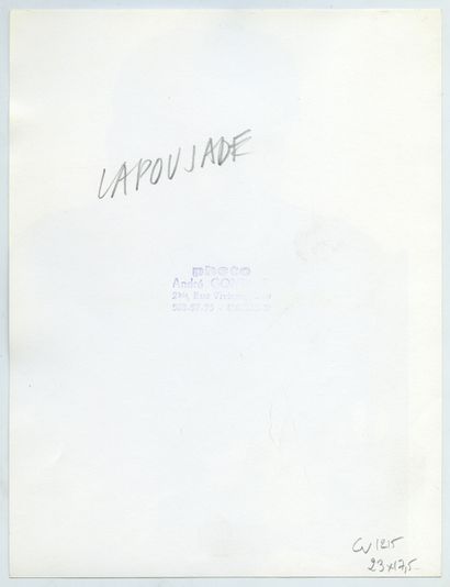 null Robert LAPOUJADE (1921-1993), peintre, graveur à l'eau-forte et à la pointe-sèche,...