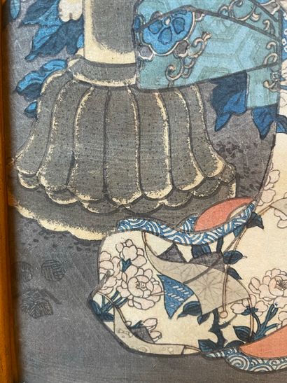 null Japon

Gravure oban tate représentant une courtisane au sabre, encadré sous...