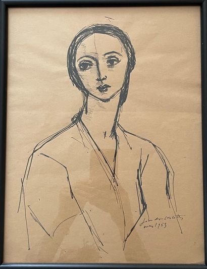 null 
Jean Albert Carlotti (1909-2003) 




Portrait de la danseuse Dany Colletin...