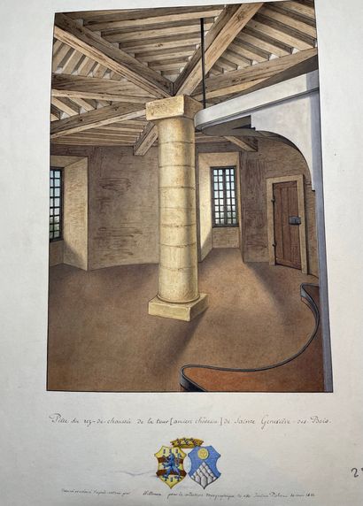 null C. Maradan (?) La visite de la Tour de Montlhéry, 1846

Dessin à la pierre noire...