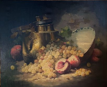null Sydney Mortimer LAURENCE (1865-1940)

Paire de natures mortes aux raisins et...