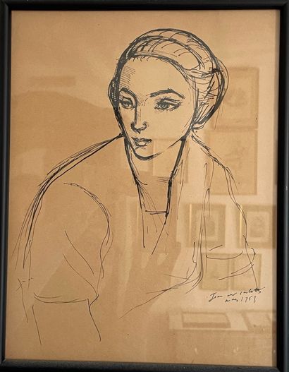 null 
Jean Albert Carlotti (1909-2003) 




Portrait de la danseuse Dany Colletin...