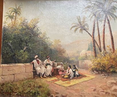 null Henri VAN WYK (1833-?)

Scène orientaliste

Huile sur toile Signé en bas à Gauche

46...